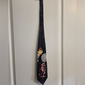 Tie Rack | Vintage | Pink Panther | Silk Tie |